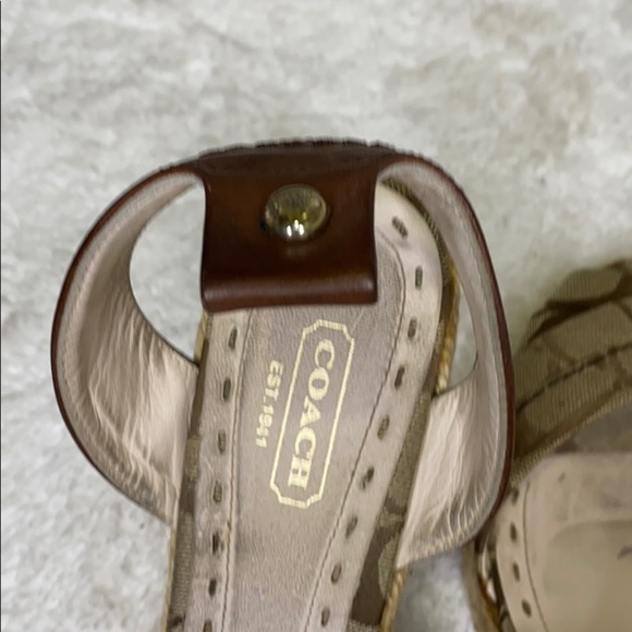 Authentic! Signature Coach wedge heels 👡​ - Picture 13 of 16